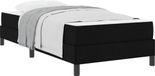 vidaXL Boxspring bed Zwart Stof 90 x 190 cm