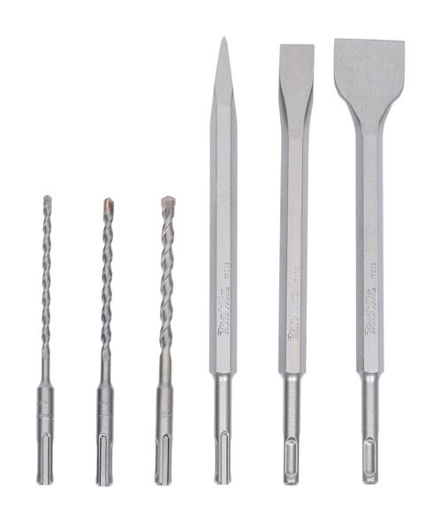 Makita D-58920 SDS+ Boor/Beitel Set - 6 Stuks
