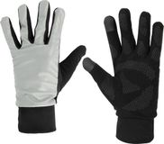 Avento Sporthandschoenen - Reflecterend - Winddicht - Grijs/Zwart - Maat XL/XXL