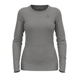 Odlo Natural Merino 200 Lange Mouwen Thermoshirt Vrouwen - Grijs - Maat M
