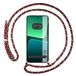 Tumundosmartphone Transparante beschermhoes voor Xiaomi 13 5G met koord roze/goud