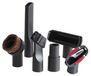 Icecat Set d'embouts de brosse - 6 pièces - Compatible avec aspirateurs - Accessoires pour sol/canapé/voiture - Diamètre de connexion 32/35 mm - Matériau ABS - Accessoires pour aspirateur