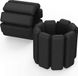 Markenlos Shenzhen Haorui Industrial Technology Co., Ltd. 2 stuks polsgewichten enkelgewichten set gewichtsmanchetten voor voet of pols tijdens het bewegen lopen, joggen, yoga, aerobics, pilates, gewicht fitnessarmband (14-23 cm) zwart