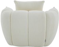 Vente-unique Draaibare fauteuil in getextureerde beige stof GONOLON