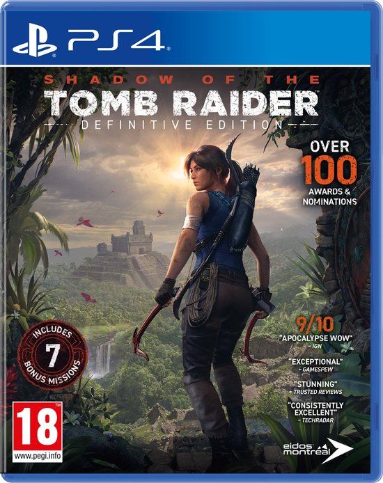 Shadow of the Tomb Raider Definitive Edition - PS4 - Action/Adventure - Blu-ray