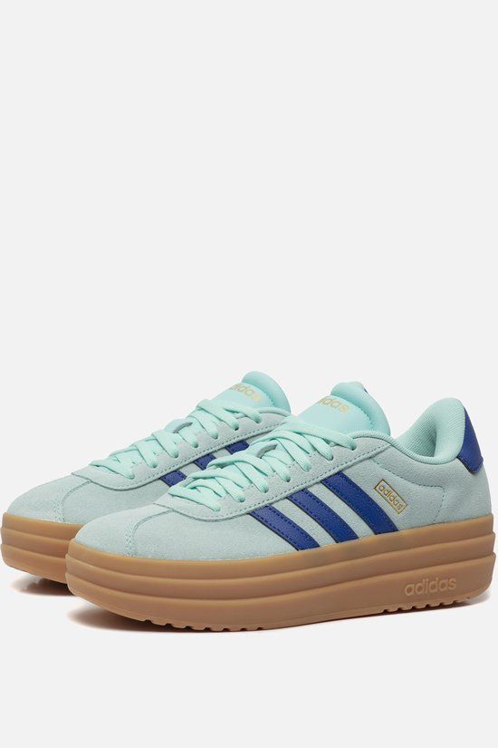 Adidas VL Court Bold Sneakers blauw Leer - Dames - Maat 39 1/3