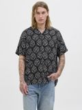 JACK&JONES JORHYDRA NOTO SHIRT SS LN Heren Zwart L