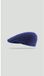 Herman Garrett Platte pet van stof met een vierkant patroon. Bleu 59