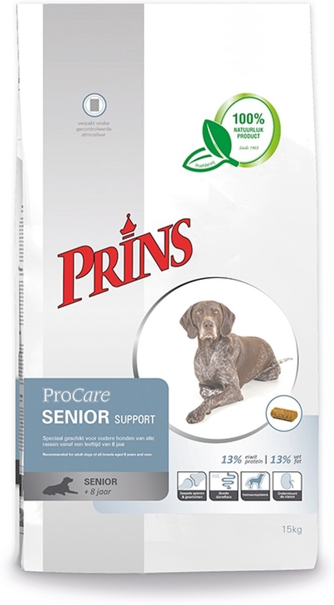 Prins Procare Hondenvoer Senior - Oude Hond - 2 St Ã 3 kg