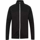 Finden + Hales IMBRETEX SAS Unisex Tracksuit-top met ritssluiting Black/White - L