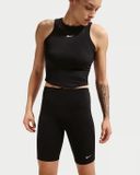 NIKE One Women's High-Waisted 8i Bi Short Training Leggings - Black, White