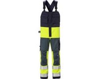 Fristads Flame Hi Vis Amerikaanse Overall Klasse 2 1584 Flam - Hi-Vis geel/marineblauw - D108