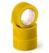 OFITURIA Plakband, kleur geel, tape voor het verpakken en organiseren van dozen en zendingen, zegel in verschillende heldere kleuren, 66 mt x 48 mm (3 stuks, geel)