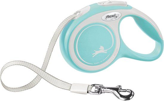 Flexi New Comfort XS Tape - Lichtblauw - 3 m - 8 kg