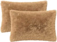 vidaXL - Kussensloop - 2 stuks - HEERLEN - Taupe - 50 x 80 cm - Katoensatijn