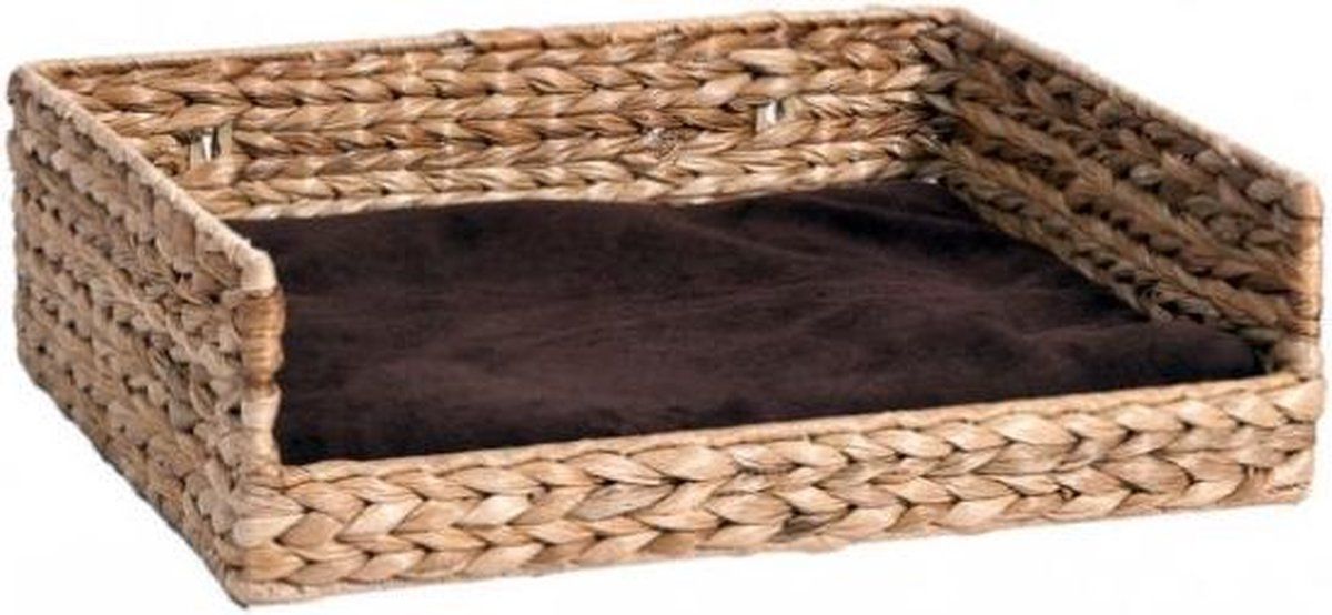 FLAMINGO Karlie bed banana leaf de luxe lounger - bruin