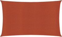 vidaXL Zonnezeil 160 g/m² 5x8 m HDPE Terracotta