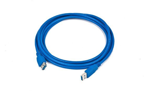 Gembird CCP-USB3-AMAF-6 USB 3.0 Verlengkabel - 1.8m - Blauw