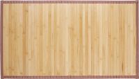 Relaxdays Badmat Bamboe - Douchemat - Bad Mat - Badkamer - Hout - Antislip - 80 x 45 cm