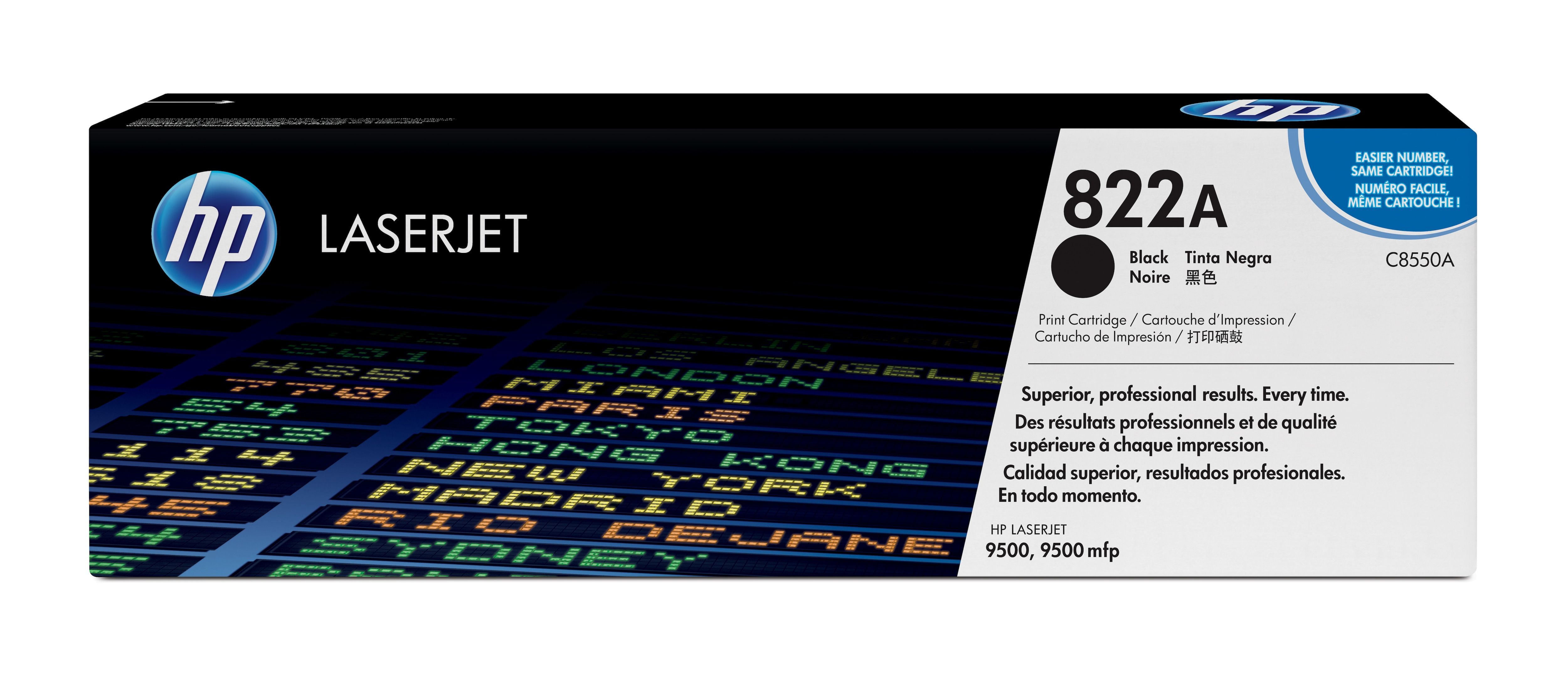 HP 822A Black Original LaserJet Toner Cartridge