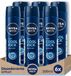 NIVEA Men Cool Kick Spray - 200 ml - 6 stuks