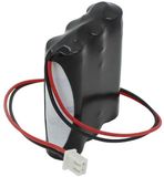 AccuCell Batterie d'éclairage de secours NiMH 3.6V 1800mAh F1x3 Mignon AA avec câble de 150mm et connecteur