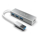 INCA Adapter IUSB-03T Type-A > 3 x USB-A, 1 x RJ45, 1000 mbps