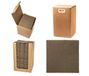 Alvotex CHIC Airlaid 100 cocktailservetten, 1/4 vouwen op stof, hoogwaardige wegwerpservet, bruin, 20x20 cm