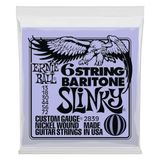 Ernie Ball P02839 Slinky 6-String w/small ball end 29 5/8 scale Baritone Guitar Strings - 13-72 Gauge