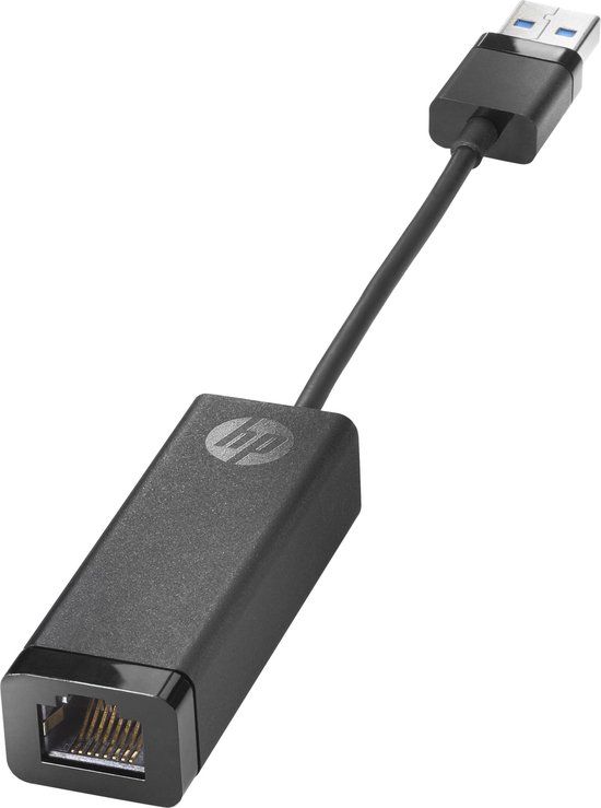 HP USB 3.0 naar Gigabit LAN-adapter - Zwart - N7P47AA