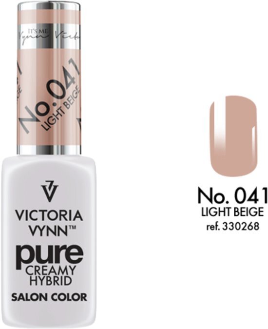 VICTORIA VYNNâ„¢ Gel Nagellak - Gel Polish - Pure Creamy Hybrid - 8 ml - Light Beige - 041