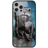 ERT GROUP mobiel telefoonhoesje voor Apple Iphone X origineel en officieel erkend Marvel patroon Rocket 009 gemaakt van gehard glas, aangepast aan de vorm van de mobiele telefoon, beschermhoes