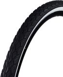 Fischer Trekking E-Bike lekvrije reflecterende strepen, 28 inch, 47-622, zwart