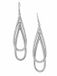AVANT-GARDE PARIS Oorbellen - Dangle - Rhodium Plated - 7.5 cm - Pavé Accent