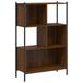 VidaXL Boekenkast 72x28x109 cm bewerkt hout bruin eikenkleur