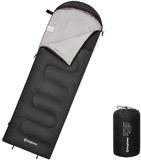 KingCamp Deken-slaapzak Oasis 250 zomer - Camping Outdoor 2,2 m lang & breed -3 °C
