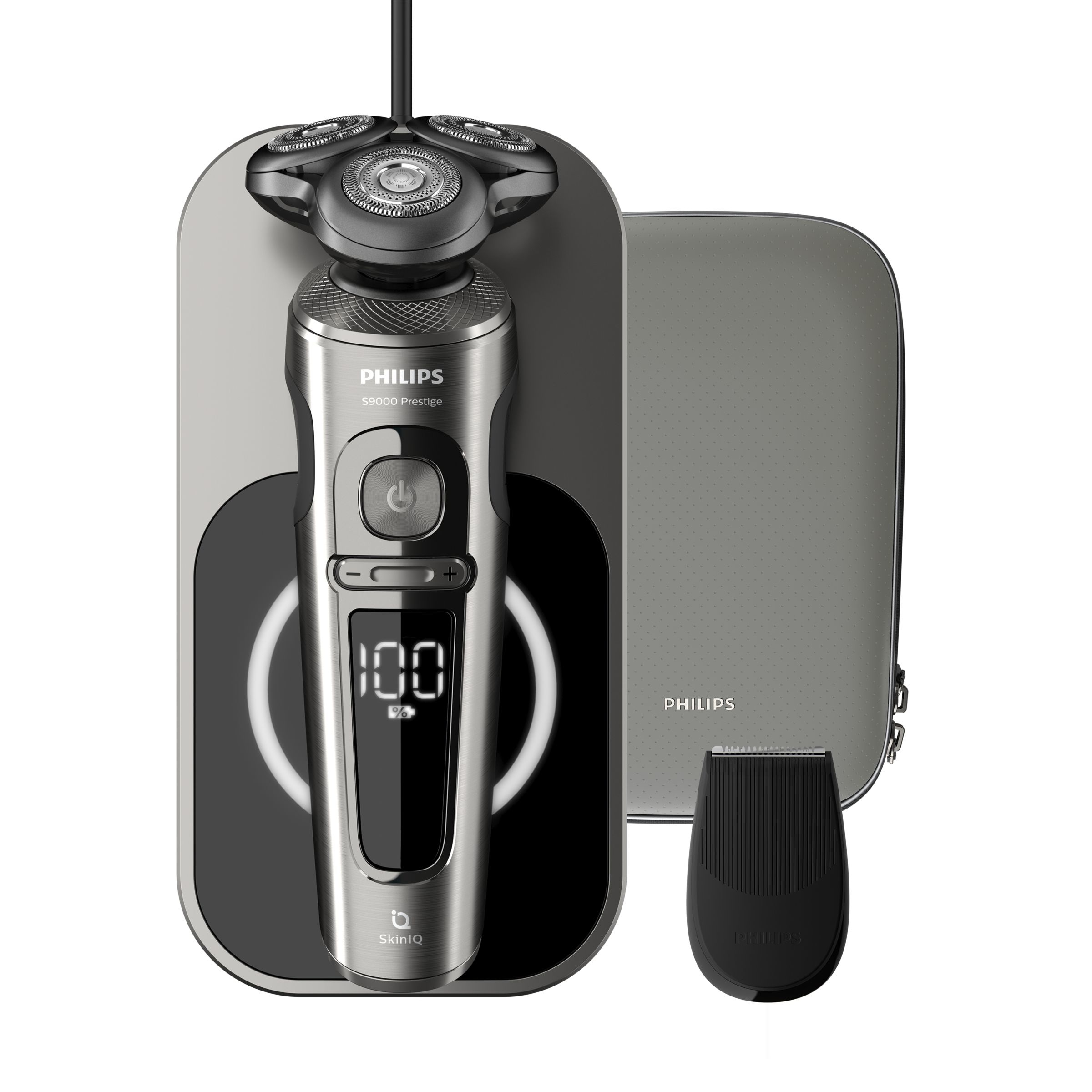 Philips Shaver S9000 Prestige SP9860/13 Nat en droog elektrisch scheerapparaat, 9000-serie