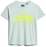 Superdry Vintage Neon T-shirt met logo Dames T-shirts