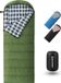Haorui Industrial Technology Co., Ltd. Sac de couchage, modèle couverture, vert, 220 cm, polyester, température de confort 7 °C, imperméable