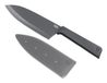KUHN RIKON COLORI+ Santokumes groot, recht lemmet, grijs, 27,5 cm