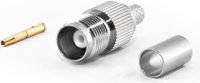TNC TNC-connector, krimpklem voor H155 coaxkabel, hoogfrequent adapter