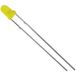 TRU COMPONENTS 1573698 Bedrade LED Geel Rond 3 mm 130 mcd 60 ° 20 mA 2.1 V