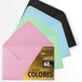 Papieren Ofituria Papieren enveloppen, kleine kleurrijke enveloppen, ideaal voor geschenken, brieven, kaarten, afmetingen 75 x 120 mm