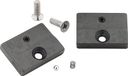 HAZET Reserveonderdelenset: 1 paar reparatiebekken · 30 mm breed · 2 schroeven · 2 spanhulzen 1932-2/6