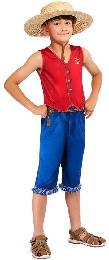 Netflix Rubies Kinderkostuum Monkey D. Luffy Maat 134/140