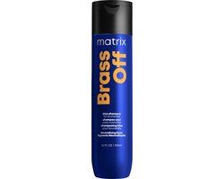 Matrix Brass Off Shampoo - 300 ml - Neutraliseert warme ondertonen in bruin haar