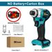 StarTech Borstelloze accu-slagmoersleutel 18V