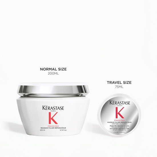 Kérastase Première Masque Filler Réparateur - Hydraterend en herstellend haarmasker - Voor medium tot dik beschadigd haar - 75ml