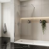 REA Flexi 100 Walk-In Douchewand Chroom 100x0,8x195cm