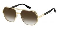 Marc Jacobs MARC 784/S Matte gold black 60/16/145 MAN Zonnebrillen